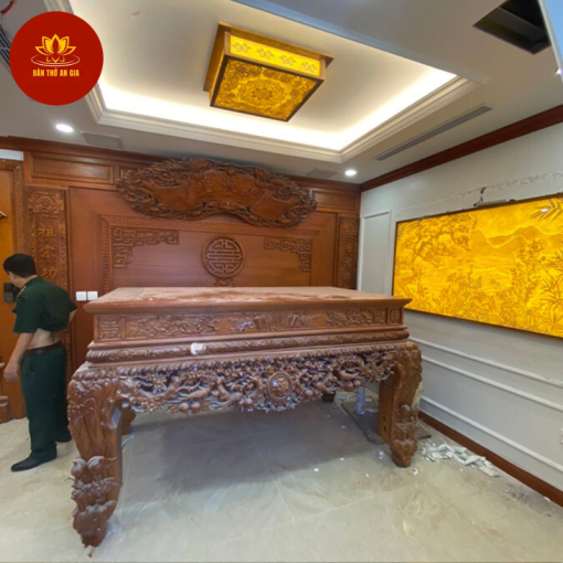 Tranh Trúc Chỉ Phong Cảnh Phòng Thờ AG6696