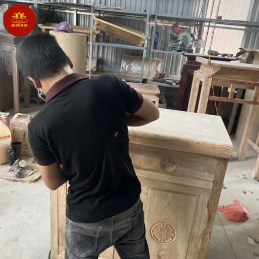 Bàn thờ họa tiết tinh xảo AG040